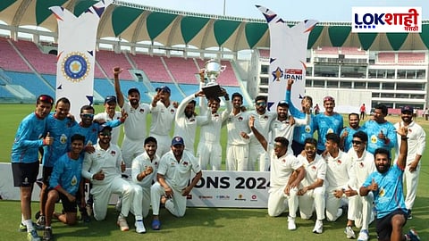 मुंबईचा तब्बल 27 वर्षांनंतर इराणी चषकावर कब्जा; पहिल्या डावातील आघाडीमुळे विजयी घोषित