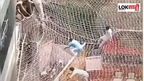 मोठी बातमी! धनगर आरक्षणासाठी आक्रमक; मंत्रालयातील जाळीवर आंदोलकांच्या उड्या