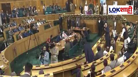 जम्मू-काश्मीर विधानसभेत मोठा राडा; 370 कलम लागू करण्याच्या ठरावाला मंजुरी