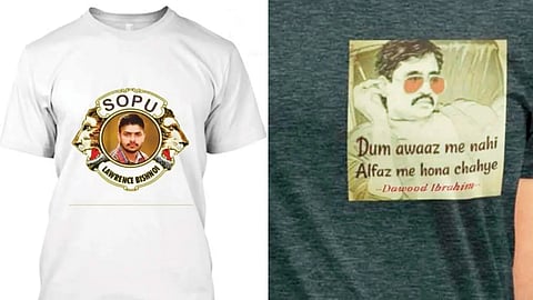 Lawrence bishnoi Dawood ibrahim tshirt