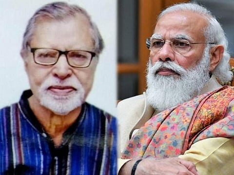 लसीकरण प्रमाणपत्रावर मोदींचा फोटो; प्राध्यापकाचा लस घेण्यास नकार