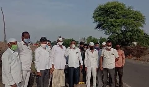 संगमनेर,अकोले तालुक्यात दूध उत्पादक शेतकऱ्यांचे आंदोलन