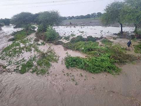 बुलडाण्यातील भोगावती नदीला पूर