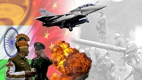 चीनच्या कुरापती सुरुच… भारतानंही केलं राफेल तैनात