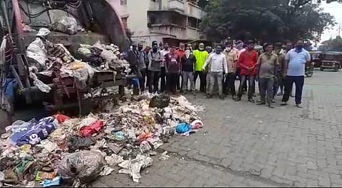 KDMC|कंत्राटी कर्मचारी-कंपनीचा वाद; काम बंद आंदोलन