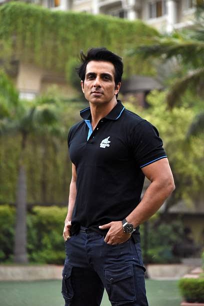 NEW DELHI, INDIA - MAY 2: (EDITOR'S NOTE: This is an exclusive image of Hindustan Times) Bollywood actor Sonu Sood poses during a profile shoot, on May 2, 2019, in New Delhi, India. (Photo by Sarang Gupta/Hindustan Times via Getty Images)