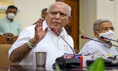 बी.एस.येदियुरप्पा यांचा मुख्यमंत्रीपदाचा राजीनामा