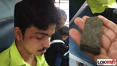 धावत्या एक्सप्रेसवर दगडफेक; रेल्वे प्रवासी जखमी…