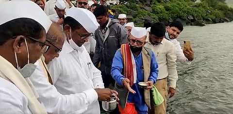 ”भावली धरणाचे पाणी शहापुरला जाऊच देणार नाही”; जलपूजन प्रसंगी नरहरी झिरवाळ यांचा इशारा