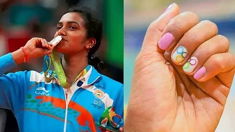 Tokyo Olympics | ऑलम्पिकनिमित्त पी. व्ही. सिंधूचं खास नेल आर्ट