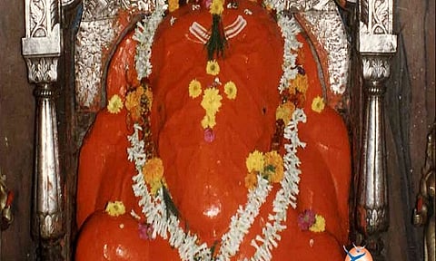 अंगारकी चतुर्थीनिमित्त रांजणगाव गणपती येथे दर्शनासाठी भाविकांची गर्दी