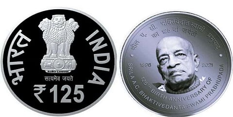 स्वामी प्रभुपाद जयंती निमित्त खास नाणे मोदींच्या हस्ते प्रदर्शित