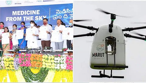 तेलंगणामध्ये आता ड्रोन करणार औषधं आणि लसीचा पुरवठा