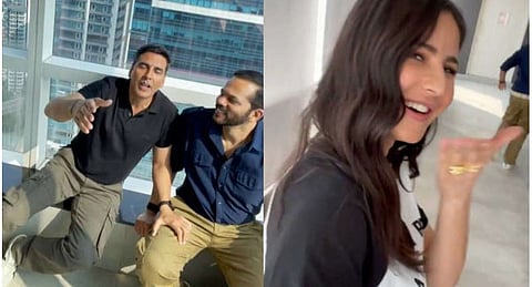 काम सोडून अक्षय कुमार काढतोय झोपा; कतरिनाने शेअर केला व्हिडिओ