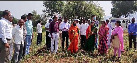 अतिवृष्टीमुळे शेतकऱ्यांच्या झालेल्या नुकसानीचे पंचनामे का केले; जिल्ह्याधिकारी