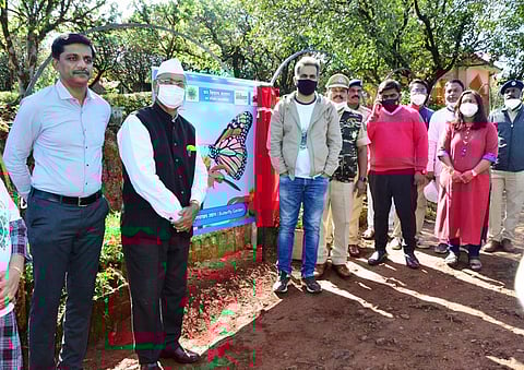 खासदार श्रीनिवास पाटील आणि जिल्हाधिकारी शेखर सिंह यांच्या हस्ते महाबळेश्वर येथील विविध प्रकल्पाचे उद्घाटन