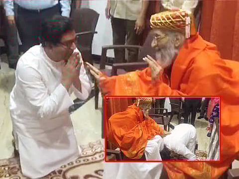 Babasaheb Purandare Passed Away | राज ठाकरेंनी घेतले बाबासाहेबांच्या पार्थिवाचे दर्शन