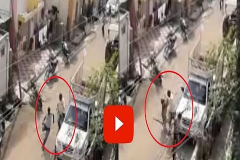 Ahmednagar Leopard Attack ;श्रीरामपूर शहरात भरवस्तीत शिरला बिबट्या, बिबट्याच्या हल्ल्यात चौघे जण जखमी