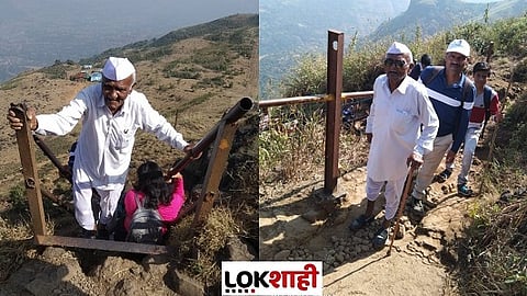 नव्वद वर्षाचा युवक; निव्वळ चार तासात कळसुबाई शिखराची चढाई