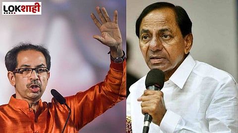 तेलंगणाचे मुख्यमंत्री के. चंद्रशेखर राव वर्षा बंगल्यावर पोहोचले