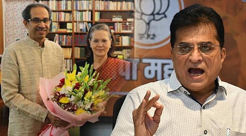 BJP leader Kirit Somaiya held pc Shiv Sena and NCP leaders of corruption