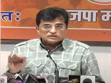 BJP leader Kirit Somaiya press conference