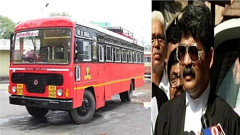 Video एसटी कर्मचाऱ्यांचं गृहमंत्र्यांच्या बंगल्यासमोर निषेध आंदोलन