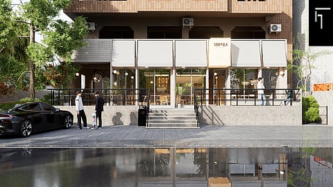 Sidewalk Lands At Gokhale Marg