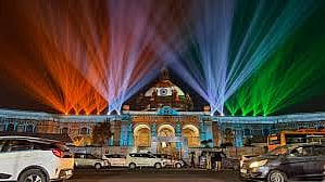 Lucknow Vidhan Sabha Laser Light Show Republic Day
