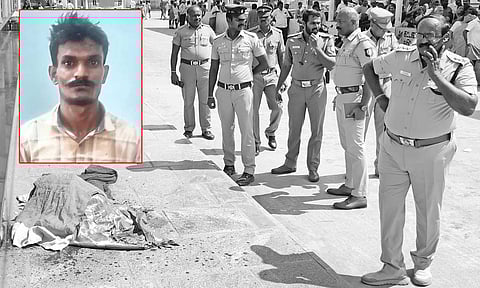 நடத்தையில் சந்தேகம்: பேருந்து நிலையத்தில் மனைவியை வெட்டி கொலை செய்த கணவன்- நெல்லையில் கொடூரம்