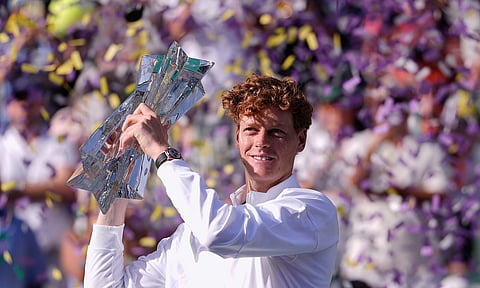 இந்தியன் வெல்ஸ் டென்னிஸ்: சாம்பியன் பட்டம் வென்ற சின்னர்