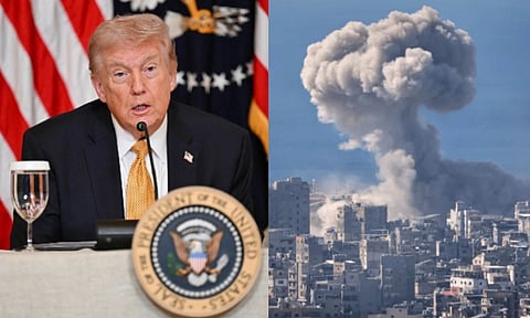 7000 இலக்குகளுக்கு மேல் தாக்கினோம்.. ஈரானின் ராணுவ கட்டமைப்பை முழுமையாக சிதைத்துவிட்டோம் - டிரம்ப்