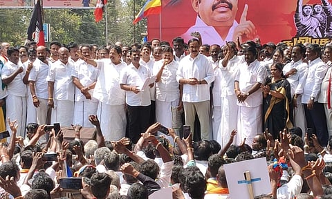 DMK| ஆட்சி செய்வதற்கு தகுதியற்றவர்கள் தி.மு.க.வினர்- அன்புமணி தாக்கு