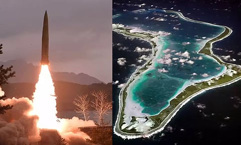 4000 கி.மீ தொலைவில் உள்ள அமெரிக்க-பிரிட்டன் ராணுவ தளத்தை குறிவைத்து தாக்கிய ஈரான்! | Diego Garcia