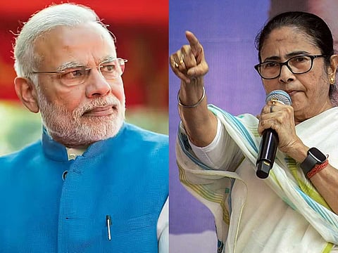 பிரதமர் மோடி- மம்தா பானர்ஜி