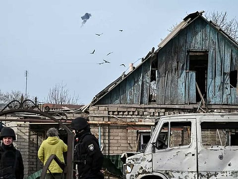 Russia Ukraine War | உக்ரைன் மீது ரஷியா டிரோன் தாக்குதல்: 2 பேர் கொல்லப்பட்டனர்