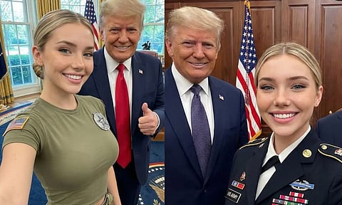 Jessica Foster: டிரம்ப் உடன் இருக்கும் 'வீராங்கனைக்கு' Fire விடும் MAGA விழுதுகள்! - பின்னணி என்ன?