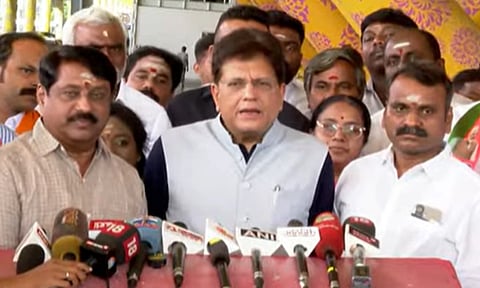 மு.க.ஸ்டாலின் ஆட்சிக்கு முடிவுரை தொடக்கம்- பியூஷ் கோயல்