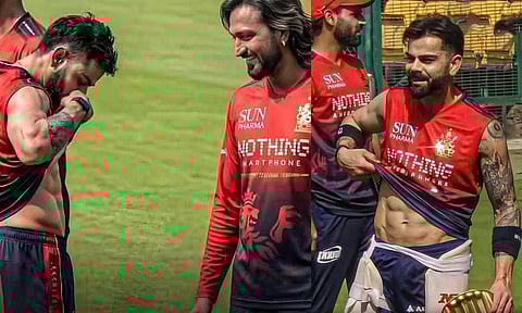 Virat Kohli's six-pack photo