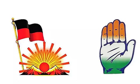 தி.மு.க. தொகுதியில் மனுதாக்கல் செய்த காங்கிரஸ் வேட்பாளர்கள் வாபஸ் பெற மறுப்பு- கூட்டணியில் தொடரும் குழப்பம்