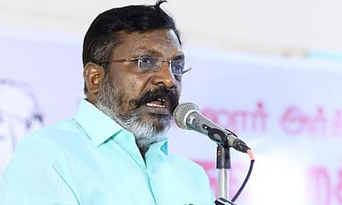 ‘கூட்டணியில் இடப்பகிர்வு கட்சிகளின் சமூக அடையாளங்களை கொண்டு மதிப்பீடு செய்யப்படுகின்றன’ - திருமாவளவன்