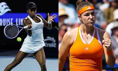 மியாமி ஓபன் டென்னிஸ்: கோகோ காஃப் - கரோலினா முச்சோவா அரையிறுதிக்கு தகுதி