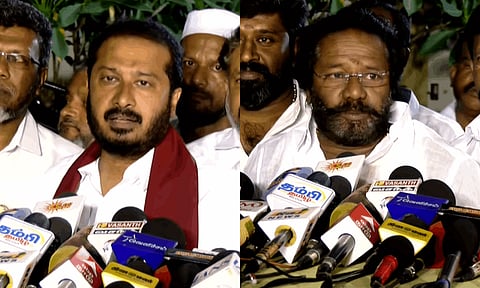 TN Elections 2026 | சட்டமன்ற தேர்தலில் உதயசூரியன் சின்னத்தில் போட்டியிடும் கருணாஸ், தமிமுன் அன்சாரி