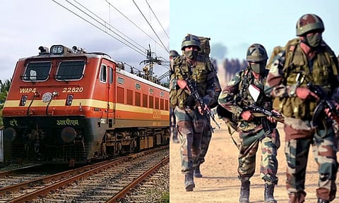 வீர தீர விருது பெற்ற ராணுவ வீரர்களுக்கு வாழ்நாள் முழுவதும் இலவச ரெயில் பயணம்