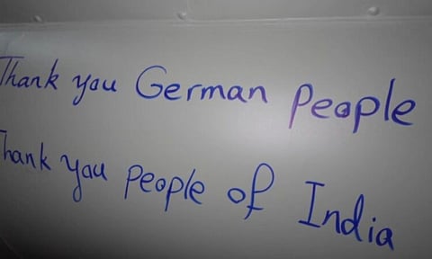 'Thank You People Of India' - ஈரான் ஏவுகணைகளில் இடம் பெற்ற 'நன்றி' வாசகம்!