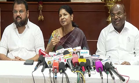 கடந்த தேர்தலின்போது அளிக்கப்பட்ட 505 வாக்குறுதிகளில் 404 நிறைவேற்றப்பட்டன - கனிமொழி