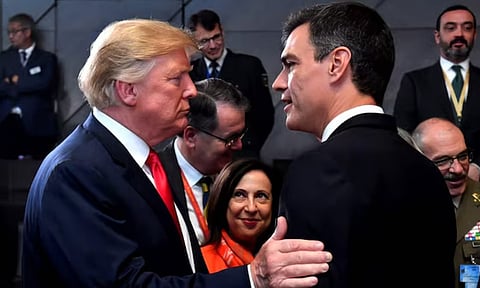 அமெரிக்க விமானங்களுக்கு வான்வெளியை மூடிய ஸ்பெயின்... மிரட்டல் விடுக்கும் ட்ரம்ப்!