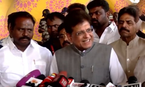 ‘அவர் 3, 4 சீட்டைத் தாண்டுறதே கஷ்டம்னுதான் நான் நினைக்கிறேன்’ - விஜய் குறித்து பியூஸ் கோயல் கருத்து