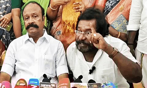 TN Elections 2026 | என் மகன் பிரசாரம் செய்து நான் வெற்றி பெற வேண்டிய அவசியம் இல்லை - கருணாஸ்