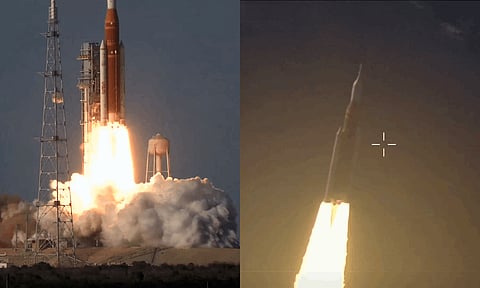 Artemis II | 53 ஆண்டுகளுக்கு பிறகு நிலவுக்கு பயணம்... விண்ணில் பாய்ந்தது ஓரியன் விண்கலம்!